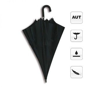 Umbrella Long Black Man. Umbrella Original Automatic. Extra resistant, Windproof and Lightweight ø130cm