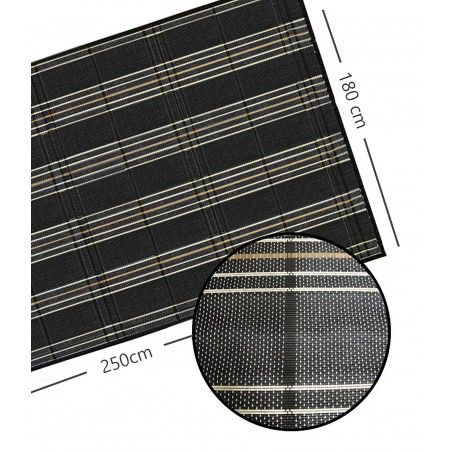 Carpet Natural Bamboo signature Cambridge in black, Home and More