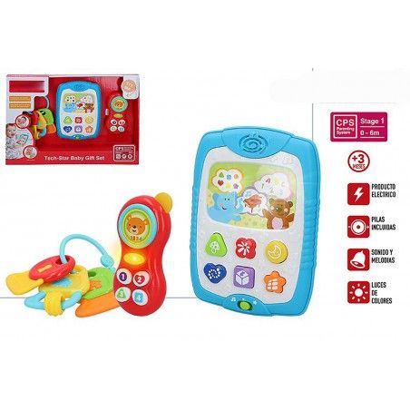 Sonaje, Téléphone et Tablette pour les Enfants, des Jouets pour les Bébés. Ensemble de 3 Jeux d'Enfants, les nouveau-nés. 375 x