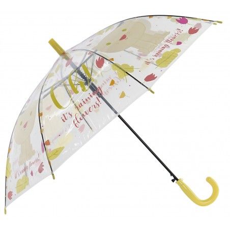 Umbrella Long-Children's, Umbrella, Original, Transparent, Animal Print,Bear, original Design. ø66cm -Home and more