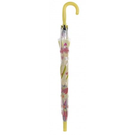 Parapluie Long pour les Enfants, Parapluie, Original, Transparent, imprimé Animal,Ours, Design original. ø66cm -Maison et plus