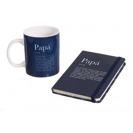 Set regalo Tazza Libro, che Significa "Papa" 300mL, 8x9,5x8cm -Casa e altro ancora