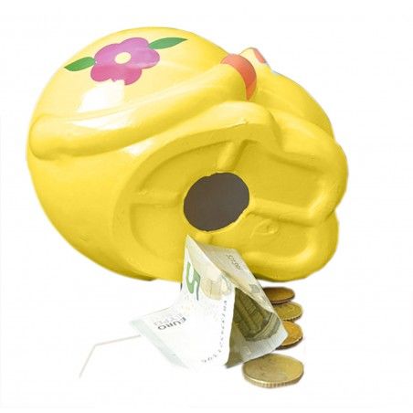 Tirelire en céramique banque pour enfants - Modèle de chat (10.5x10.5x14.5 cm) 