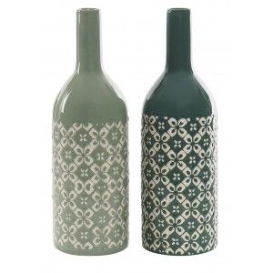Vase, Porcelain Decoration Geometrico, Vases, Modern Decorative or for Flowers 9X9X28 cm