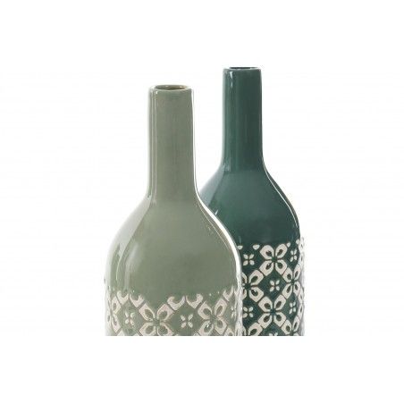 Vase, Porcelain Decoration Geometrico, Vases, Modern Decorative or for Flowers 9X9X28 cm