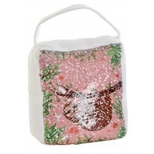 Sujeta-puertas Decorativo con Lentejuelas, Sujeta Puertas Oso Poliester