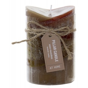 Candela Aromatica/profumo di Vaniglia Cera Astratto, Design Moderno ed Elegante, Wick da 1,5 cm 6,8X6,8X10 cm - Casa e altro