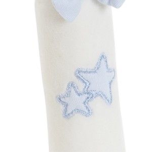 Peluche Allungata Coniglietto con le Stelle, Ideale per Bambini e Neonati, Design Animale, Peluche Neonato 8x7x25cm - Casa e