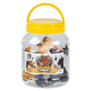 Animal Boat with 8 Accessories for Children, Figures of Farm Animals. Toys for children 15x20 cm