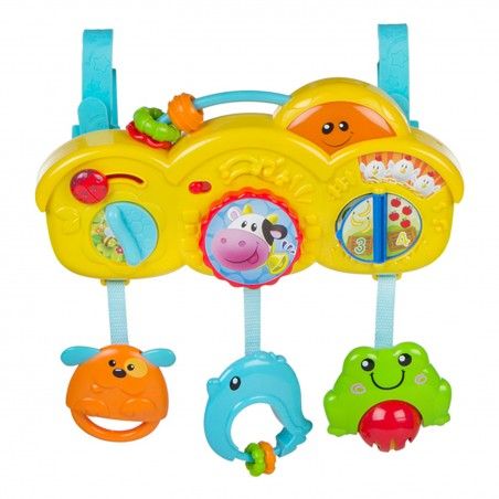 Gimnasio para Bebés con Animalitos 3 en 1, Juguete Infantil con Luces y Melodias 43,5x9,5x35,5 cm