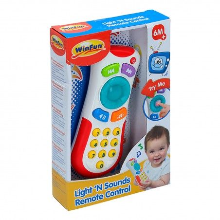 Controllo Bambino con Suoni e Luci, Giocattoli per i Bambini. Controllo remoto di 14 Bambini,5x4x22 cm