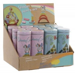 Gioco di equilibrio per Bambini in Legno, Gioco per Bambini in Legno, Esercizi per la mente 6x6x16,5cm - Casa e altro ancora
