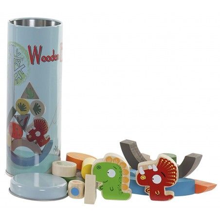 Gioco di equilibrio per Bambini in Legno, Gioco per Bambini in Legno, Esercizi per la mente 6x6x16,5cm - Casa e altro ancora