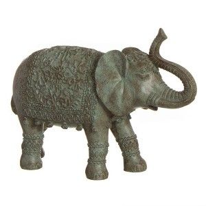 Éléphant Chanceux dans de la Résine, de la décoration de la Figure d'Origine. Éléphant Figure Résine