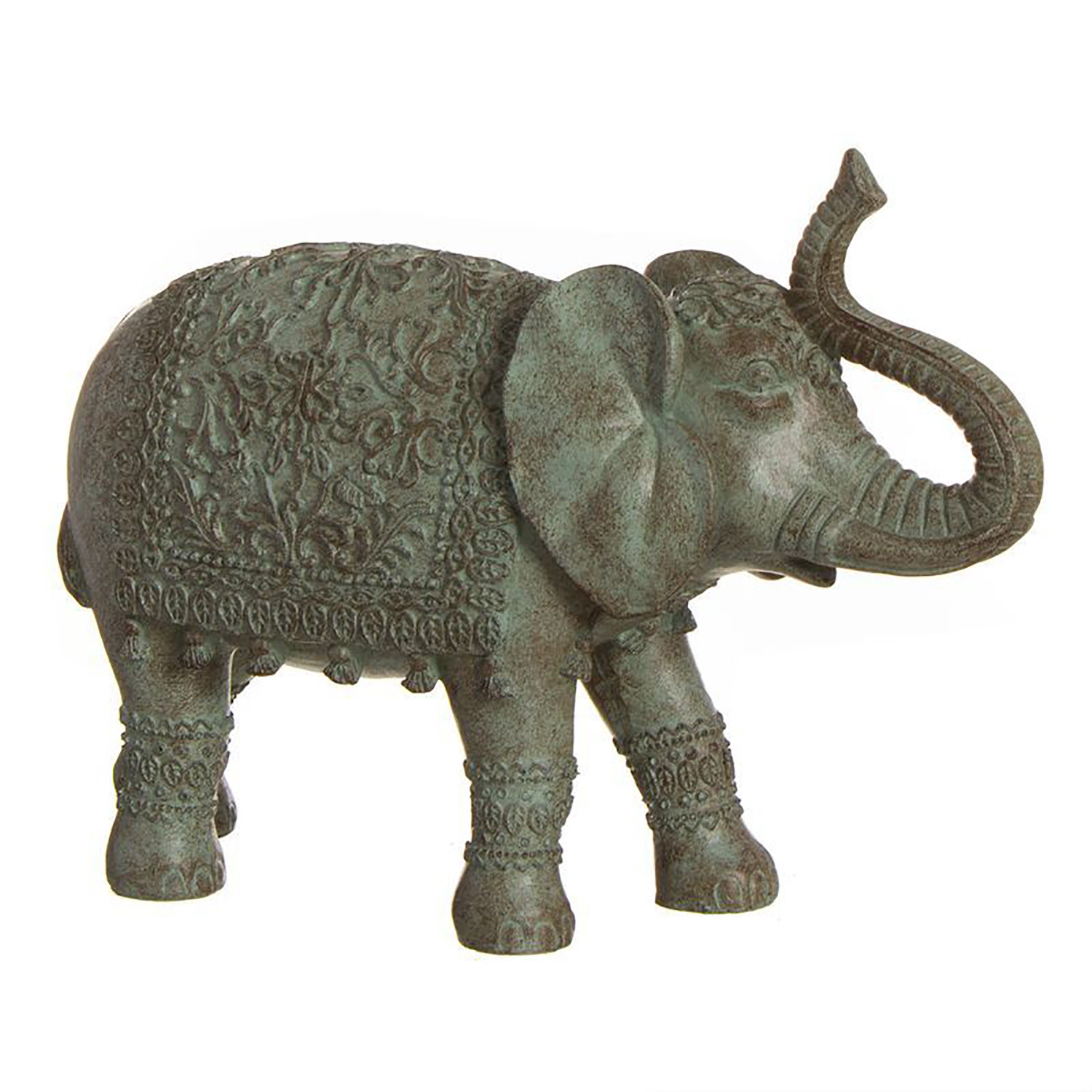 Éléphant Chanceux dans de la Résine, de la décoration de la Figure d'Origine. Éléphant Figure Résine