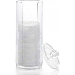 Dispenser di Cotone Acrilico Trasparente Accessori per il Bagno Originale 20x7 cm