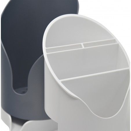 Plateau d'égouttement et Organisateur de Coutellerie, d'une Raclette, Gris, Organisateur de couverts Gris, Moderne/20