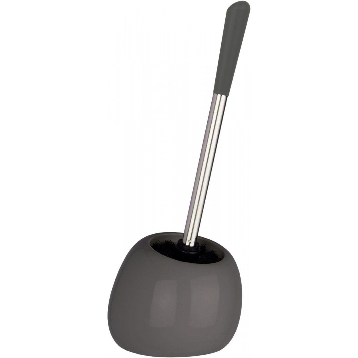 Escobillero Bathroom Grey, Ceramic, Modern Design and Original. Escobilleros WC to Bathroom 15X40 cm