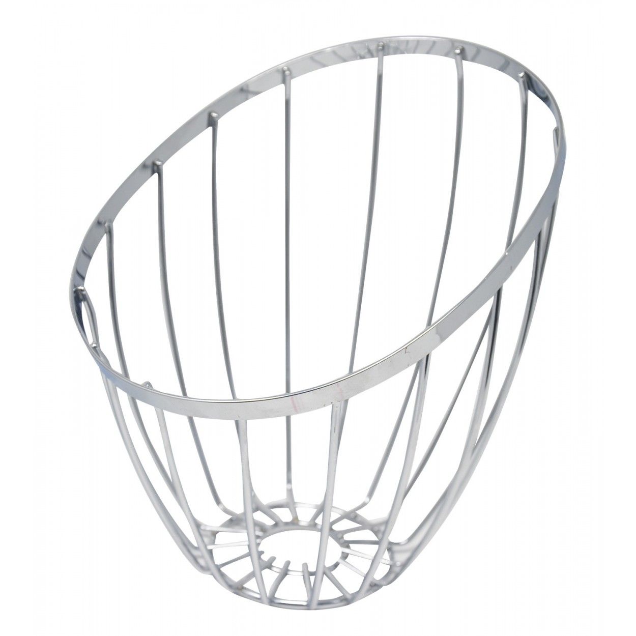 Fruit dish Metal Oblique Modern, Fruit Basket of Metal. Baskets Storage Food 26,5 cm