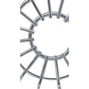 Plat de fruits de Métal Oblique Moderne, corbeille de Fruits de Métal. Paniers de Stockage de la Nourriture 26,5 cm
