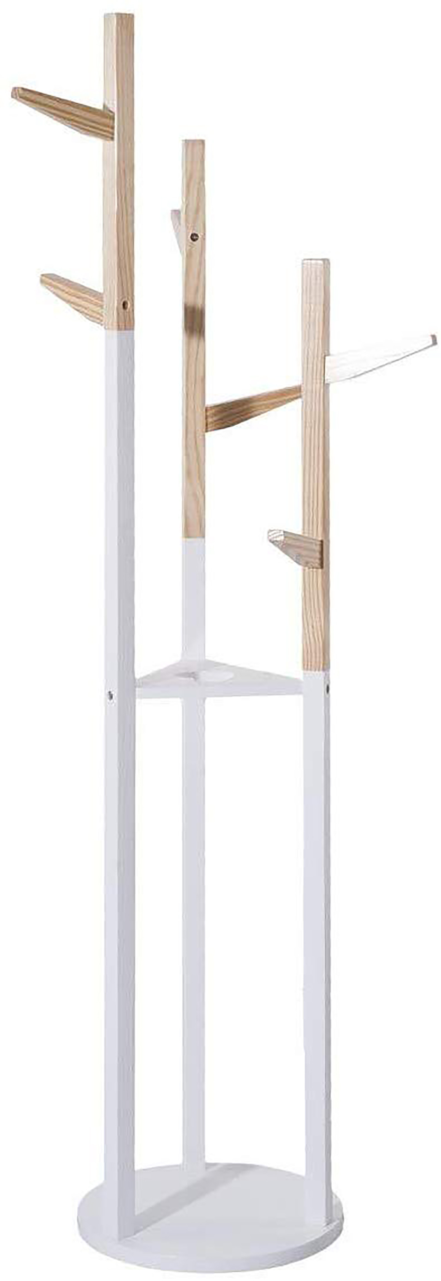 Perchero de Madera Infantil, Percheros Originales para Niños, 6 Colgadores. Práctico, Funcional y Estable 135x30 cm