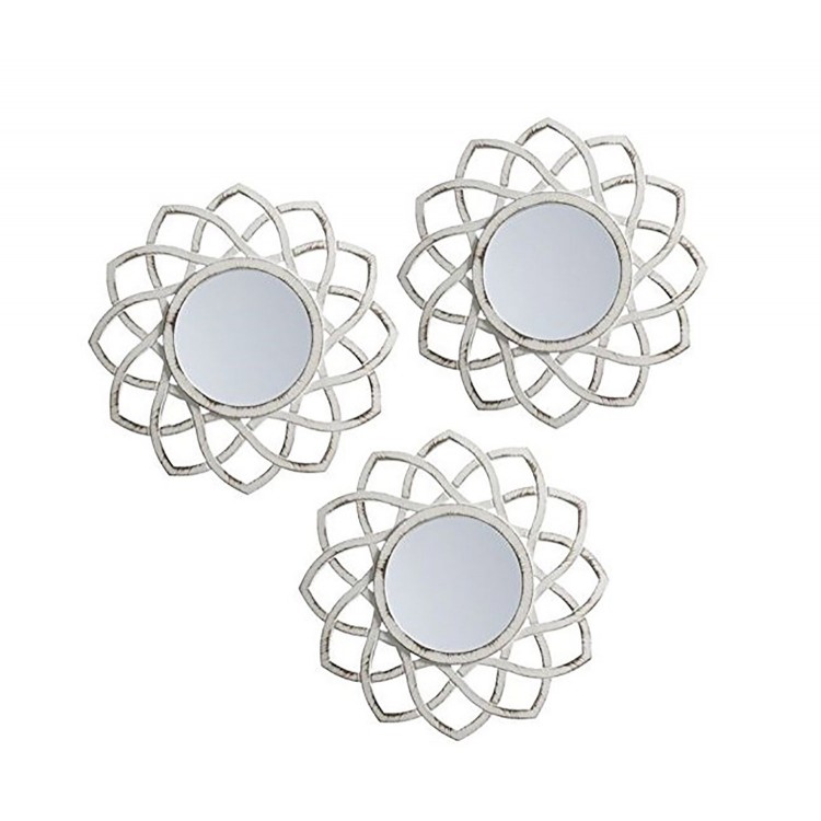 Specchi a Parete Decorativi di tendenza, ideale per soggiorno/Camera da letto. Design Vintage, con il suo stile Originale. Set
