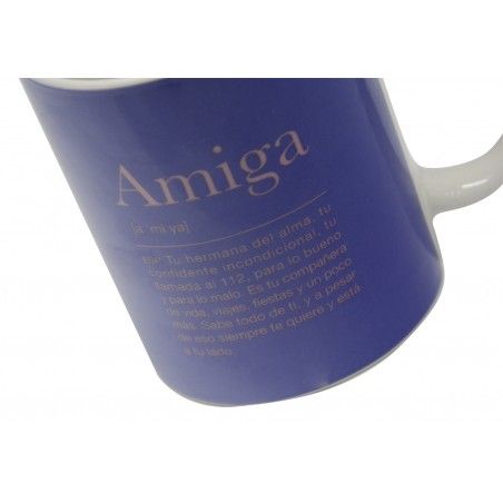 Gift Set Cup Book, Meaning "Friend" 300mL, 8x9,5x8cm -Home and More