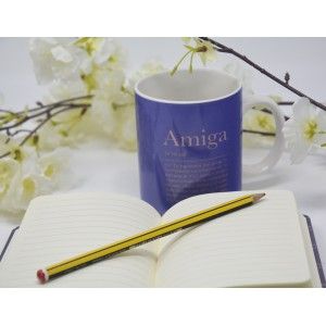 Set regalo Tazza Libro, che Significa "Amico" 300mL, 8x9,5x8cm -Casa e altro ancora