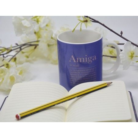 Ensemble-cadeau de la Coupe du Livre, qui Signifie "Ami" de 300 ml, 8x9,5x8cm -Maison et Plus