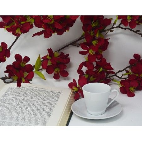 Amande fleurs artificielles décoration des vases de série de 3, des Branches, des Fleurs, de l'Intérieur Décoratif 85 cm