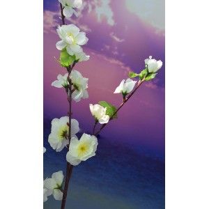 Les fleurs de Cerisier, Artificielle décoration des vases de série de 3, des Branches, des Fleurs, de l'Intérieur Décoratif 120