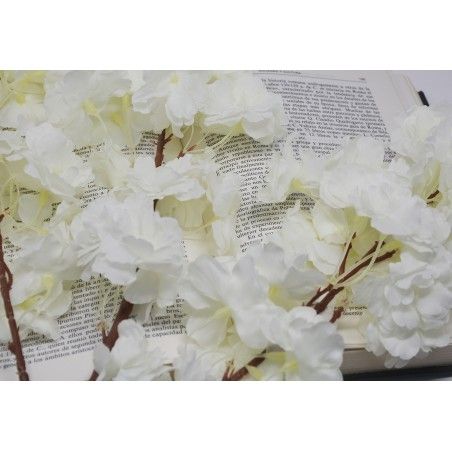 Flowers Almond tree Artificial decor flower vases Set of 3, Branches, Flowers, Interior Decorative 100 cm