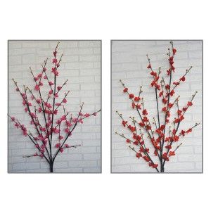 Fiori di Ciliegio Artificiale per la decorazione di vasi, Set di 2, Rami, Fiori, Decorativi Interni 140 cm