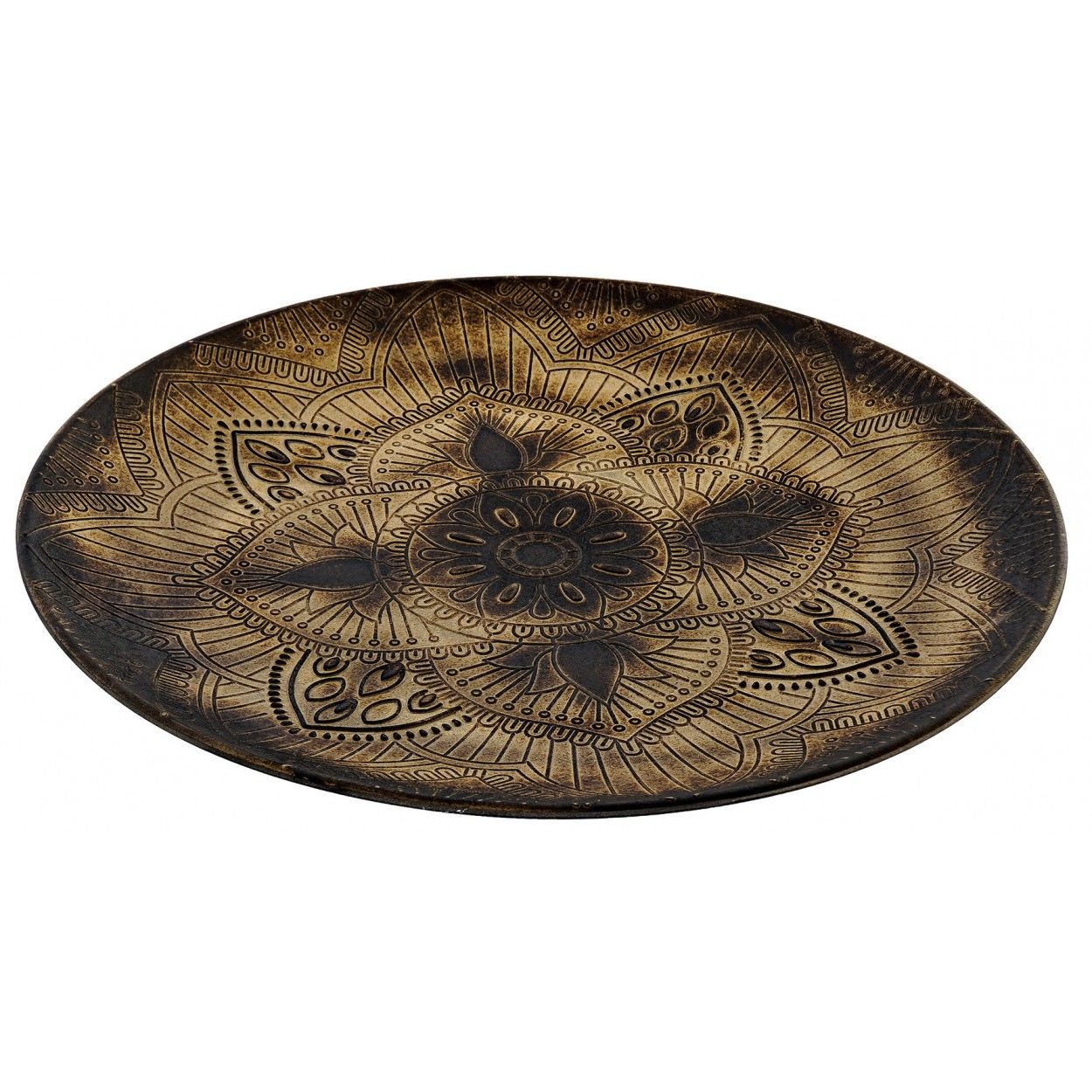 Vassoio Decorativo Mandala Vintage, Vassoi Di Stoccaggio Di Legno. La decorazione della tabella 49,5X49,5X4cm - Casa e altro