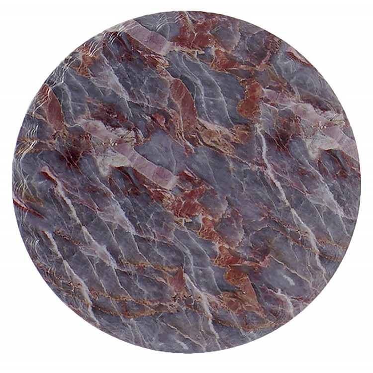 Salvamantel Individual Circular, realizado en Dolomite. Diseño de Geódas, estilo Moderno/Elegante. Cuatro modelos. 20x0.8cm.