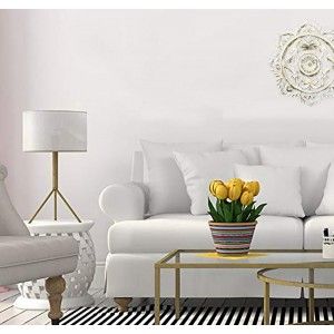 Decoración Pared, Blanco Roto, Tallado en Madera con Acabado Decape,  30X2X30 cm - Hogar y Más