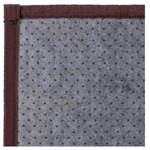 Carpet for Lounge or Dining room, Chocolate Brown, with non-Slip Base, Natural Bamboo 60x90cm, Natur 60x90 Home and More