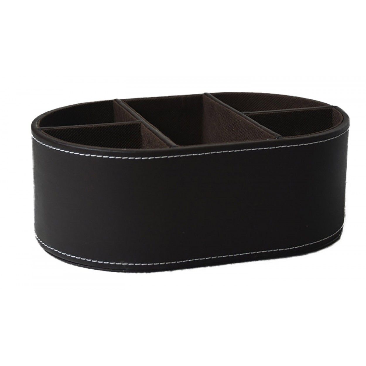Portamandos pratique en cuir synthétique avec 6 compartiments - Édition de Luxe - Maison et plus