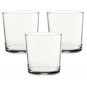 Bicchiere da pinta 36cl, Taglio a Caldo, 3 pz. Eleganti stoviglie e Moderno set di 3 - Casa e altro ancora
