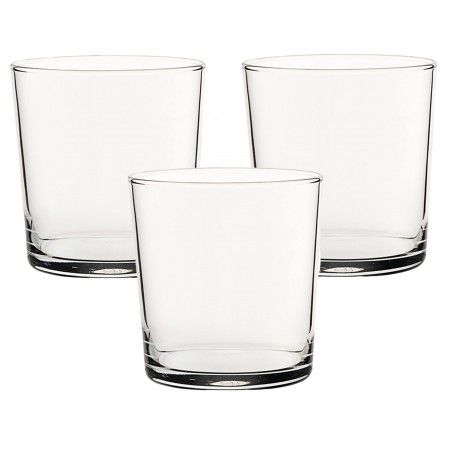 Vaso de pinta 36cl, Corte Caliente, 3 uds. Vajilla Elegante y Moderna set de 3 - Hogar y Más