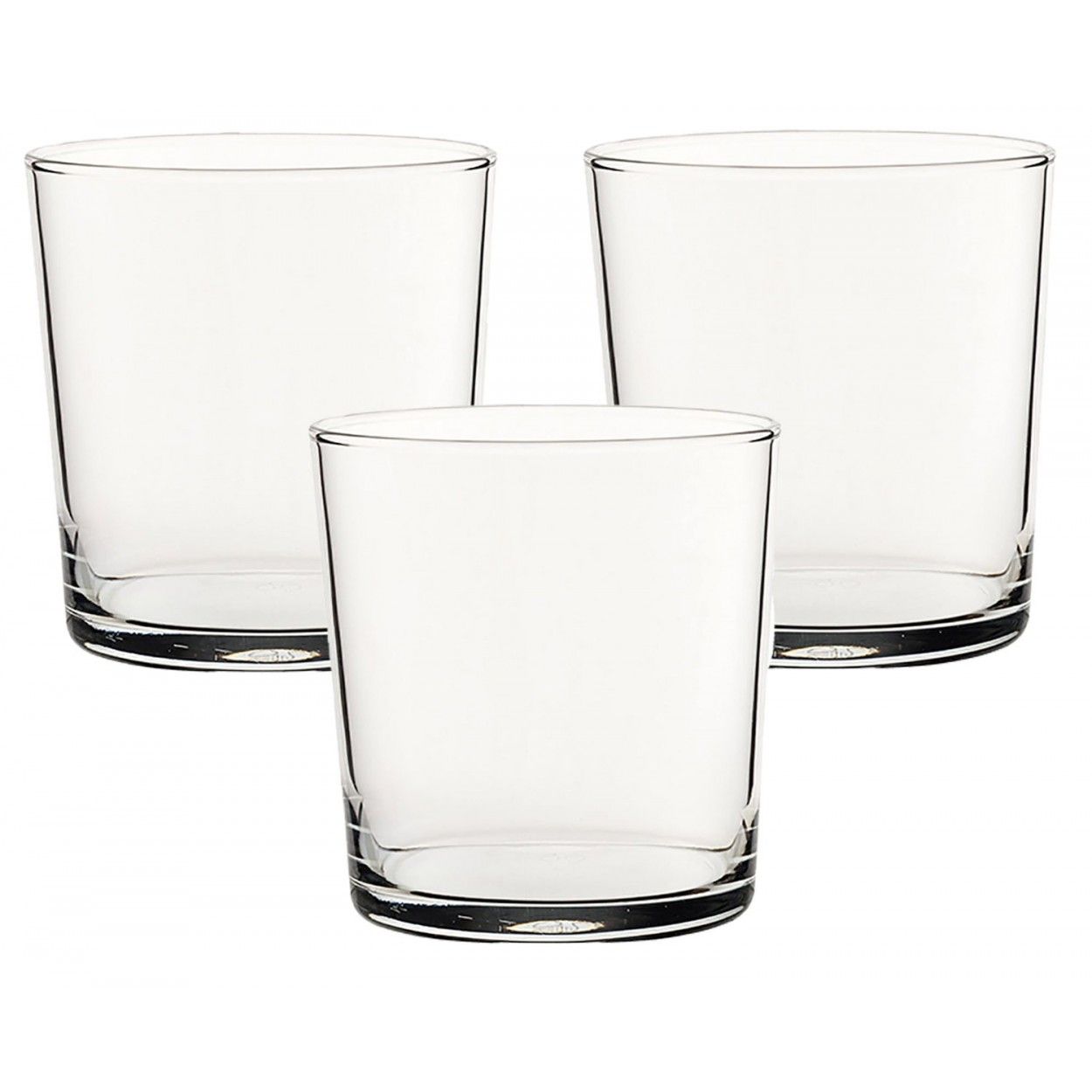 Vaso de pinta 36cl, Corte Caliente, 3 uds. Vajilla Elegante y Moderna set de 3 - Hogar y Más