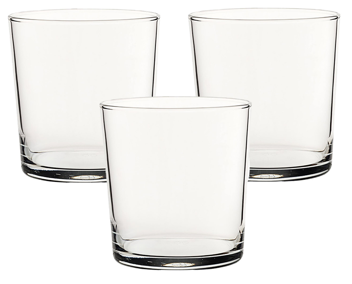 Vaso de pinta 36cl, Corte Caliente, 3 uds. Vajilla Elegante y Moderna set de 3 - Hogar y Más