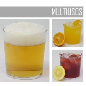 Vaso de pinta 36cl, Corte Caliente, 3 uds. Vajilla Elegante y Moderna set de 3 - Hogar y Más