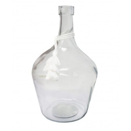 Vaso Turchese in Vetro di arte Nappa, Etnica Decorazione di Vasi Decorazione Vetro 26X17 cm