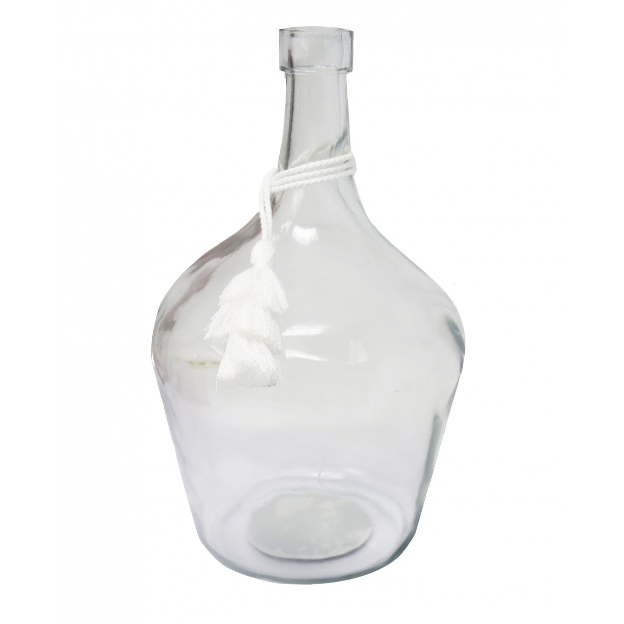 Vaso Turchese in Vetro di arte Nappa, Etnica Decorazione di Vasi Decorazione Vetro 26X17 cm