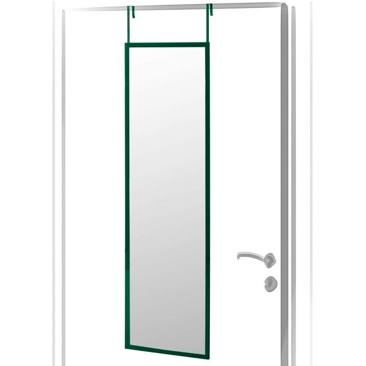 Mirror for Door a Modern, glossy Finish of PVC, for Bedroom, with no Holes - Home and More
