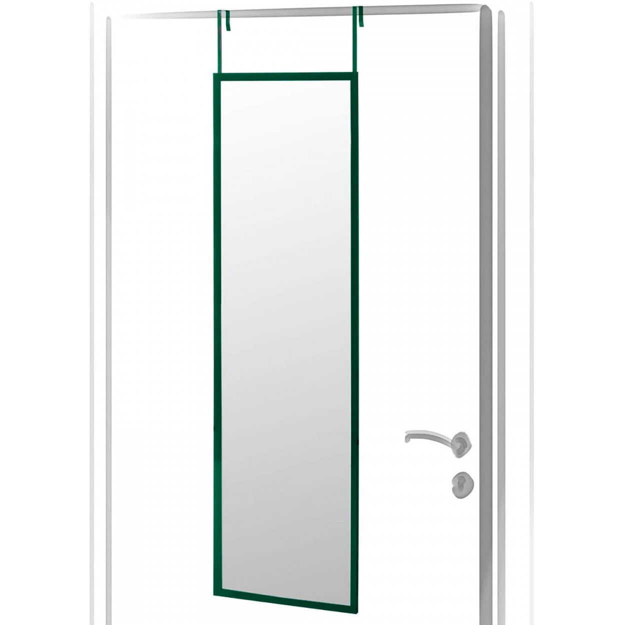 Mirror for Door a Modern, glossy Finish of PVC, for Bedroom, with no Holes - Home and More