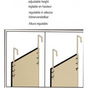 Miroir de Porte Moderne, brillant de PVC, pour la Chambre à coucher, sans Trous - Maison et Plus