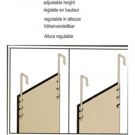 Specchio per Porte di un Moderno Finitura lucida in PVC, per la Camera da letto, senza Fori - Casa e altro ancora