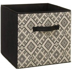 Caja de Almacenamiento Plegable, Cestas Almacenaje de Estilo Étnico. Cajones Organizadores de Tela 31x31x31 cm